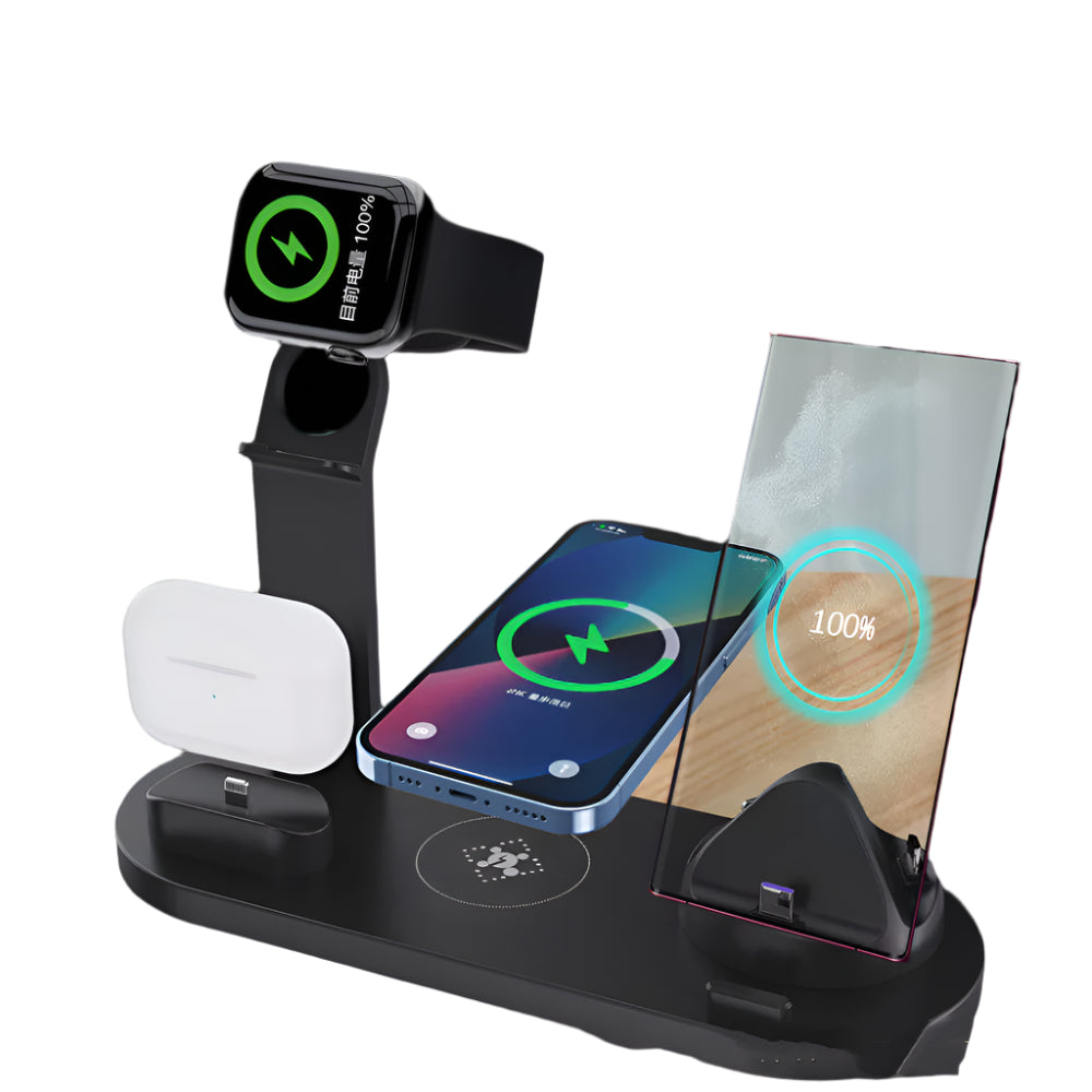 Plastic 3 In 1 Wireless Charger Stand Fast