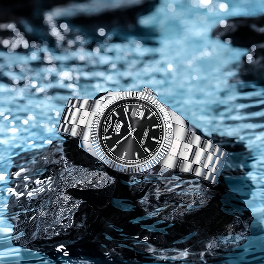 39MM Ultra-thin quartz and water proof Men's Watch