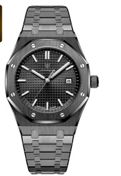 Fashion Business Calendar water proof  Men Watch