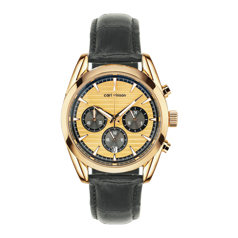 41 MM Waterproof Luminous Quartz casual Men Watch