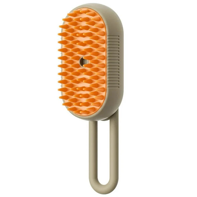 Cat Steam Brush Steamy Dog Brush 3 In 1 Electric massage